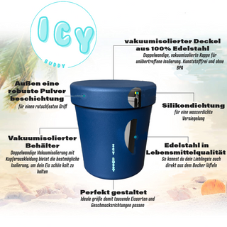 Icy Buddy Thermobecher für Eiscreme